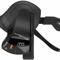 SunRace DLM503 Udløser Med Dobbelt Håndtag 8-trins Højre, Sort